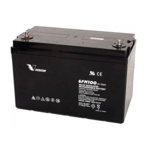 Bình Ắc Quy Vision 100Ah 12V || 6FM100-X